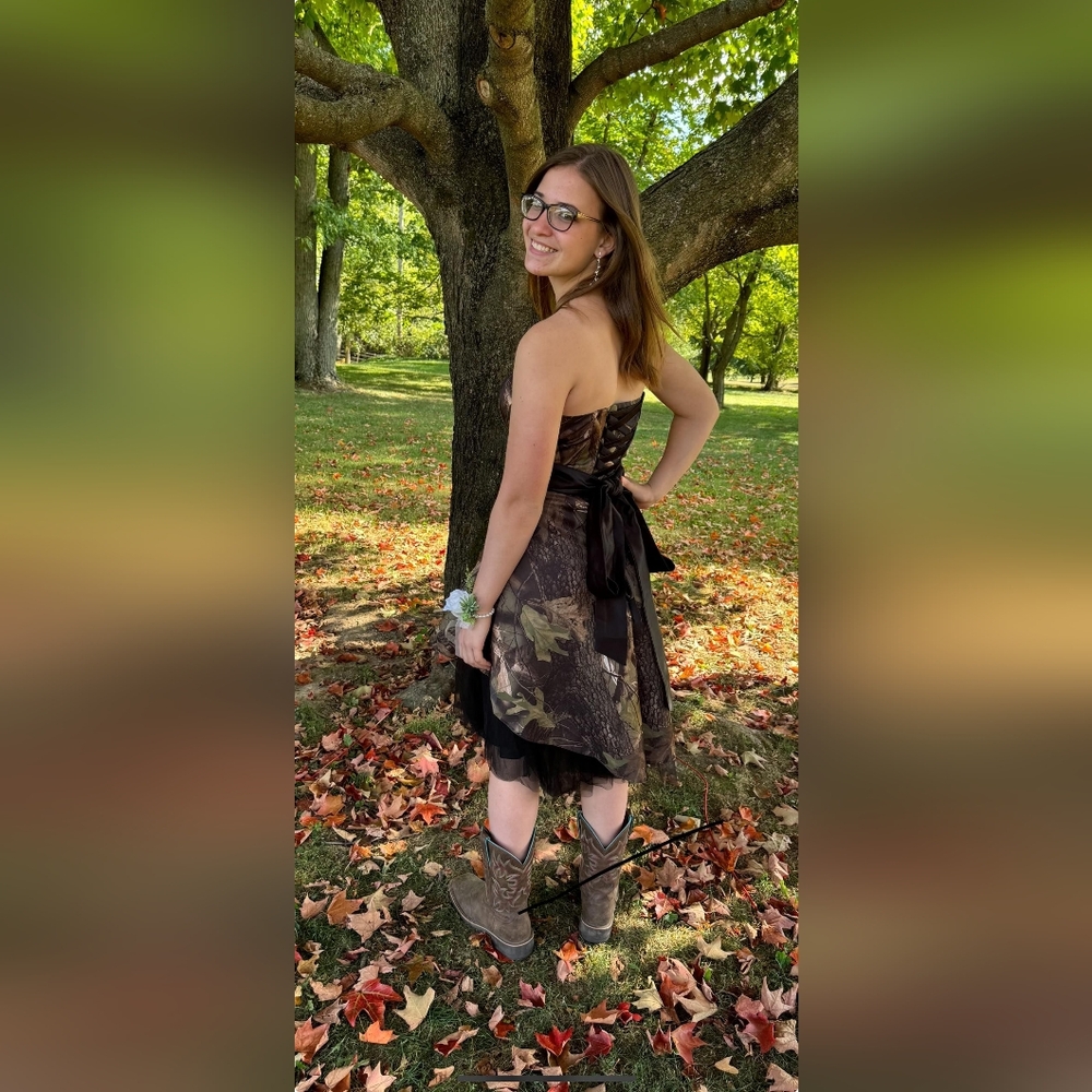 Camo Home coming Dress